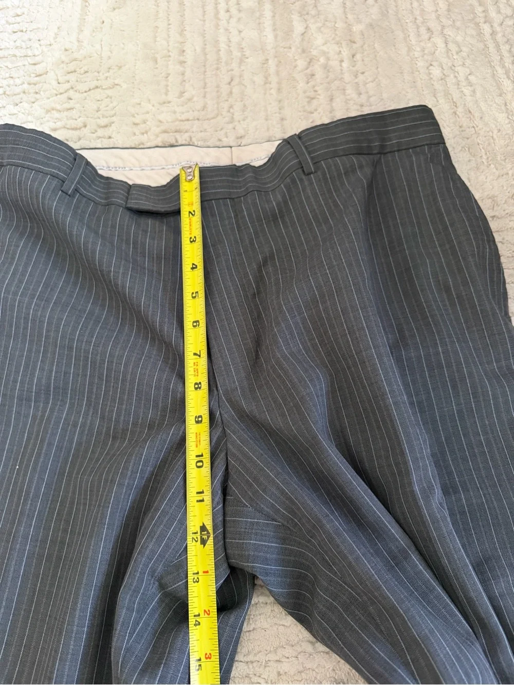Hugo Boss classic grey pinstripe dress trousers 46R